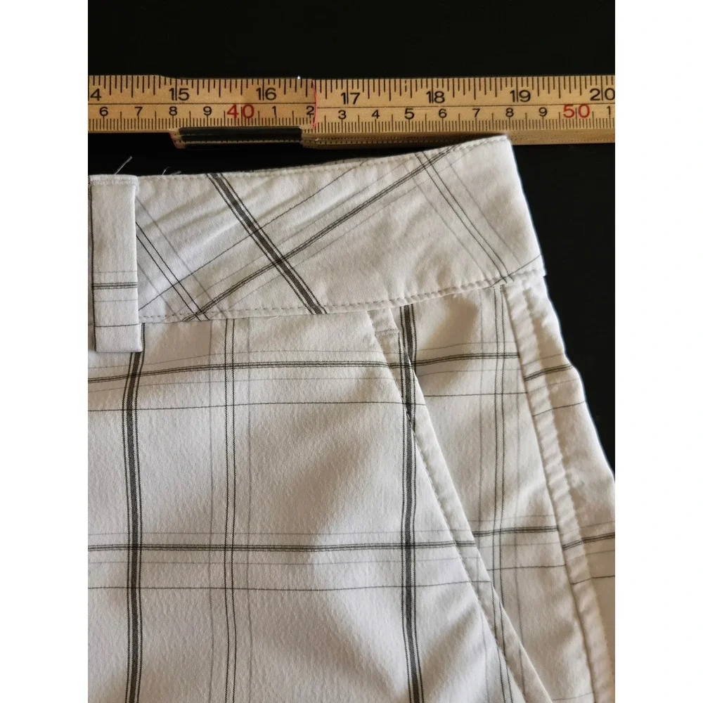 Under Armour Mens White‎ Plaid Performance Golf Shorts 38R SS101207968